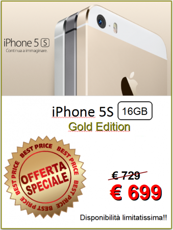 iPhone 5s Gold Edition
